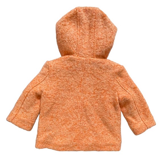 NWT Anais & I wool blend kids coat in coral size 18m - Picture 5 of 5